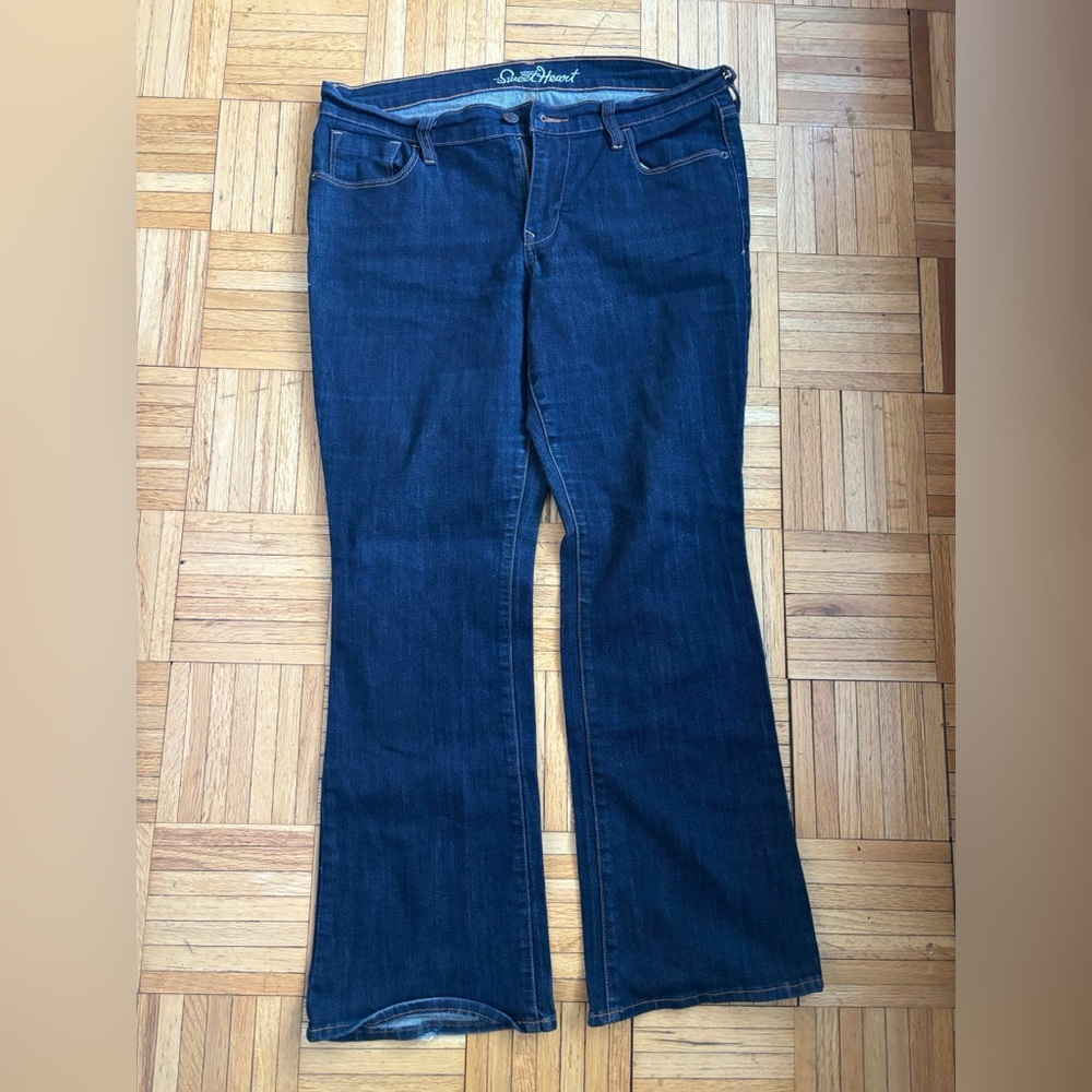 Old Navy Sweetheart Jeans Size 12 Short Straight Leg Medium Wash